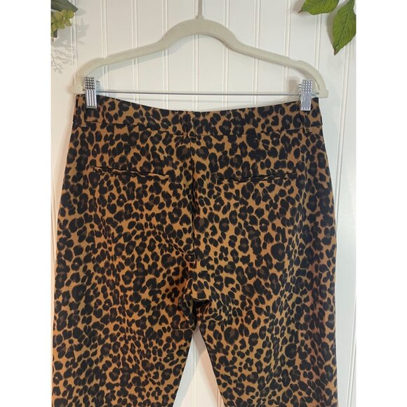 Old Navy Harper Mid-Rise Leopard Print Pants Size 8 Regular - Picture 7 of 13